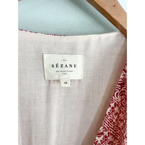 Sézane | Sezane | Noemia Mosaic Long Sleeve Dress | Fr Sz 36 / US Sz 4 - Picture 7 of 11